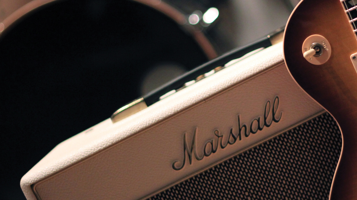 Marshall Amplification, Guitar, Electronic Instrument, Acoustic Guitar, String Instrument. Wallpaper in 1366x768 Resolution