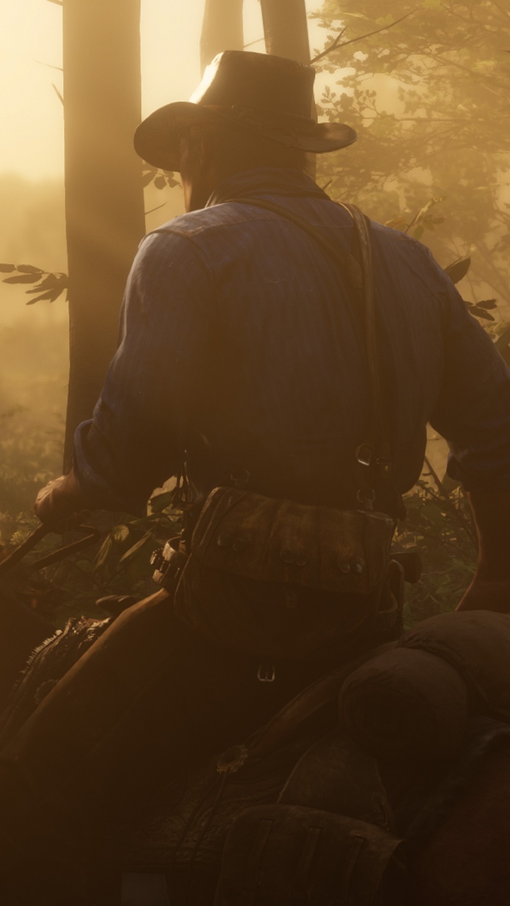 Red Dead Redemption 2, Red Dead Redemption, Rockstar Games, Playstation 4, Horse. Wallpaper in 720x1280 Resolution