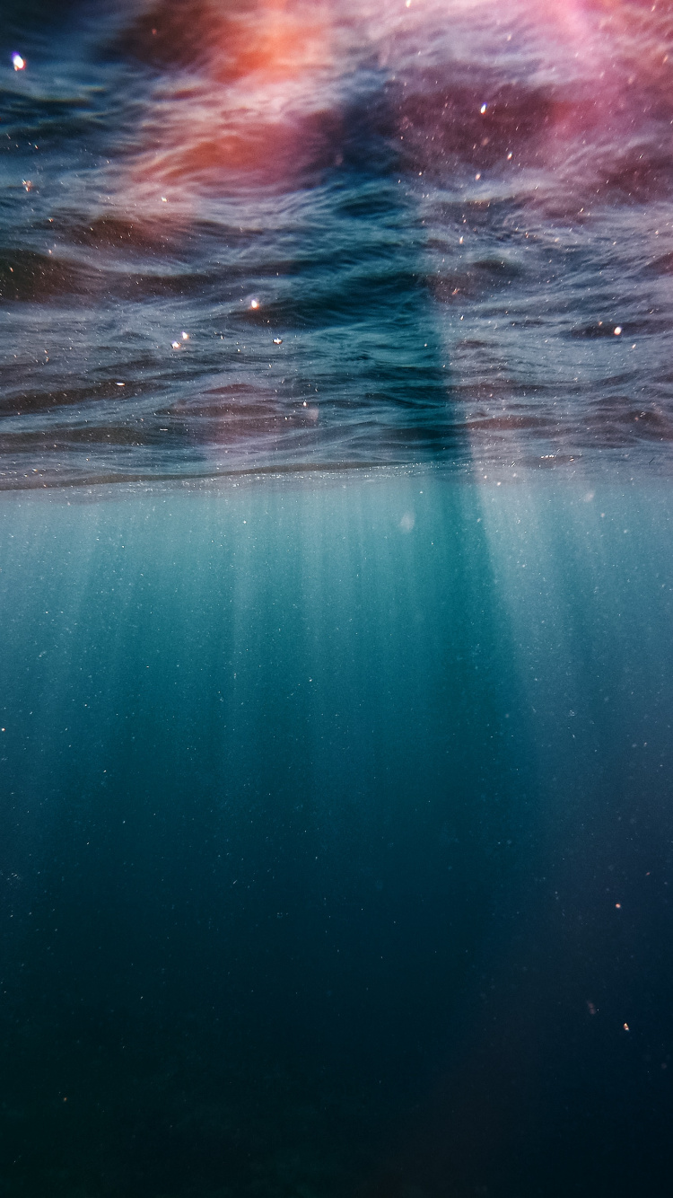 Blue, Atmosphère, Nébuleuse, Espace, Eau. Wallpaper in 750x1334 Resolution