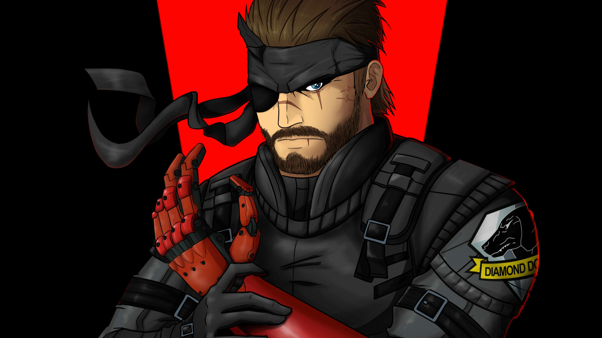 Fictional Character, Cartoon, Illustration, Art, The Phantom Pain. Wallpaper in 1920x1080 Resolution