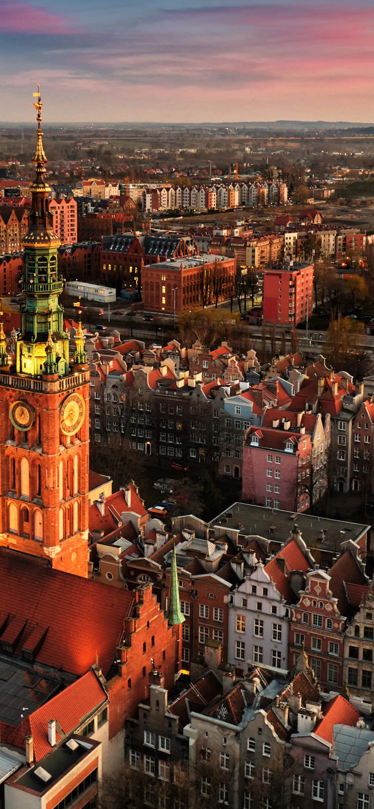 Urban Area, Gdask, Building, Cloud, World. Wallpaper in 1242x2688 Resolution