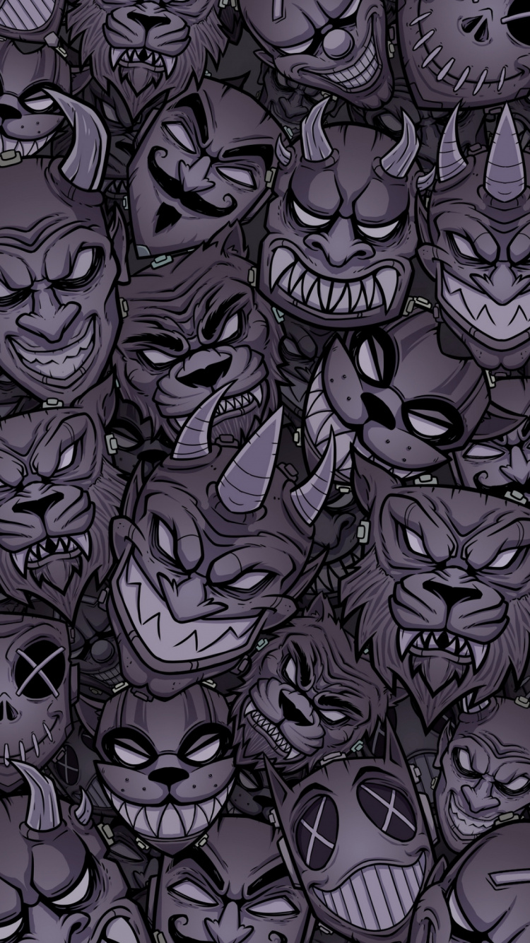 Muster, Zeichnung, Kunst, Visual Arts, Fiktion. Wallpaper in 750x1334 Resolution