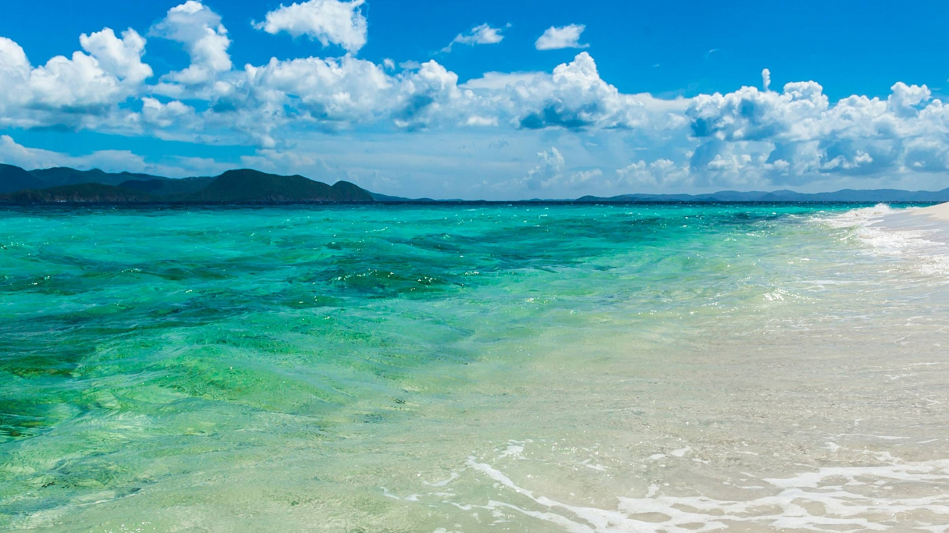 Corps de L'eau, Mer, Blue, la Journée, Eau. Wallpaper in 1366x768 Resolution