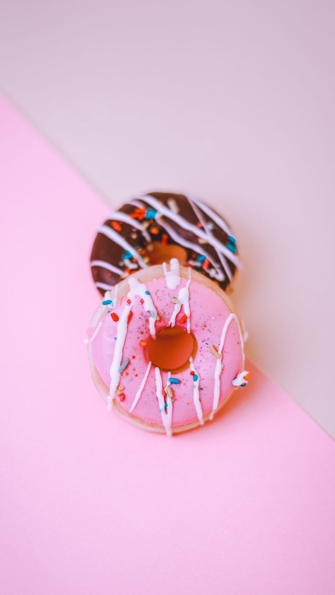 Rosquilla, Donas de Sidra de Manzana, Donuts de Azúcar y Canela, Donas Glaseadas, Alimento. Wallpaper in 1080x1920 Resolution