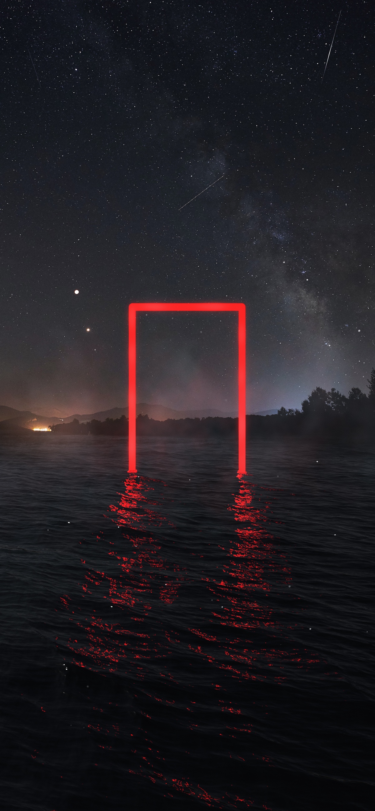 Atmosphère, Eau, Rectangle, Horizon, de Teintes et de Nuances. Wallpaper in 1242x2688 Resolution