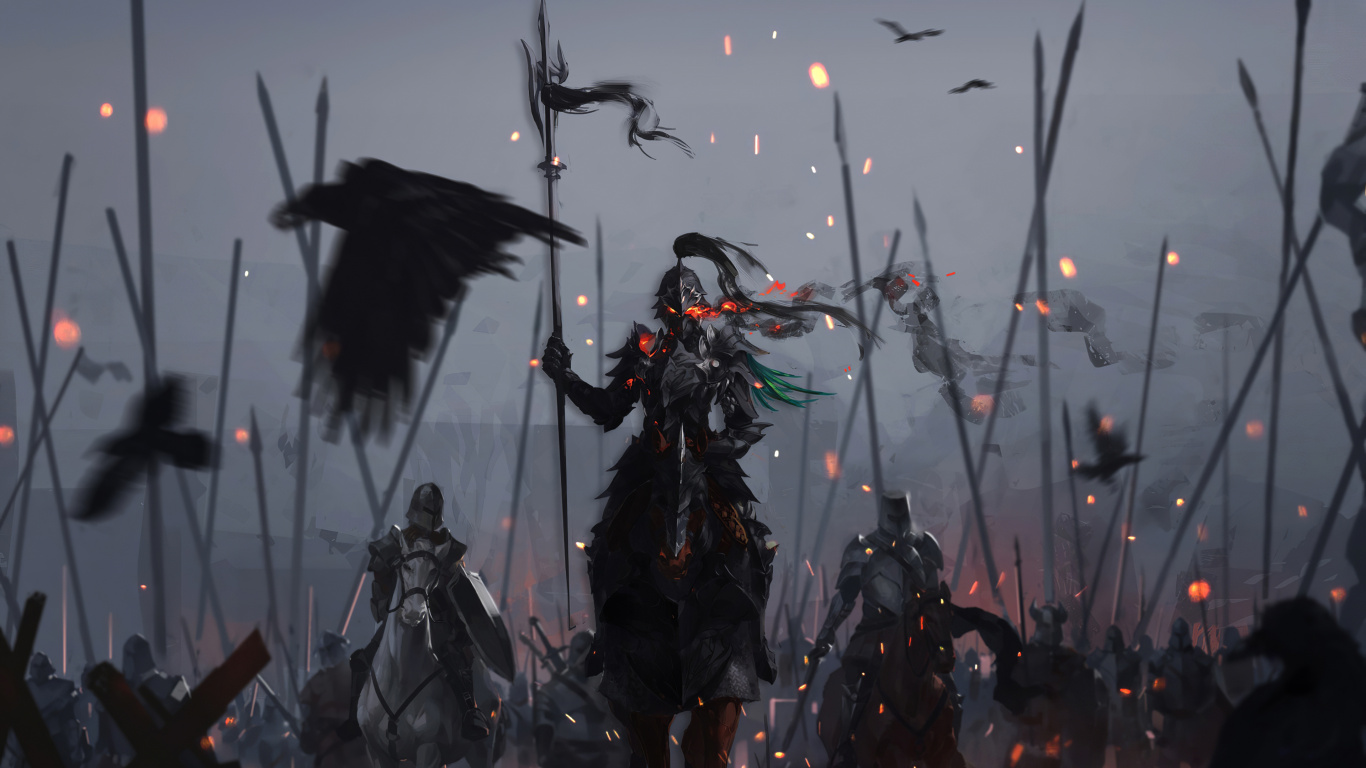 Art de Chevalier, Chevalier, Art, Art Fantastique, le Travail de L'art. Wallpaper in 1366x768 Resolution