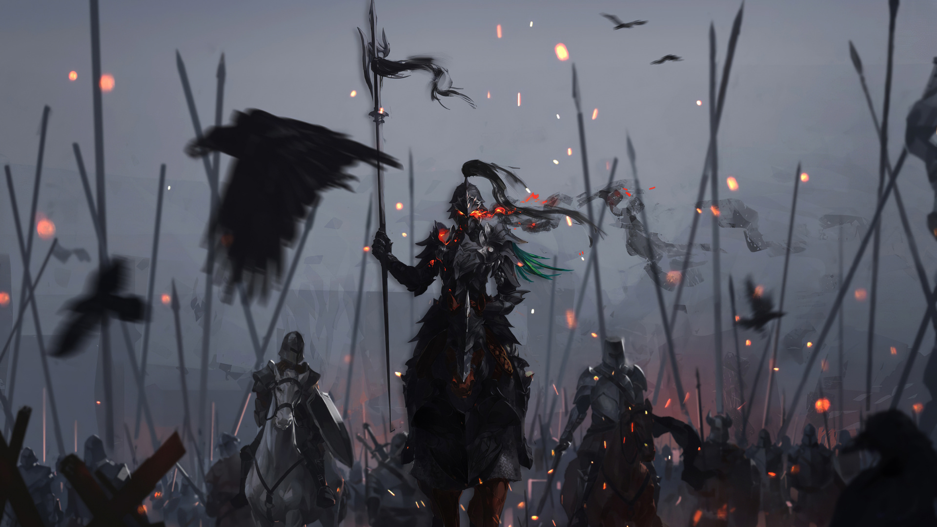 Art de Chevalier, Chevalier, Art, Art Fantastique, le Travail de L'art. Wallpaper in 1920x1080 Resolution