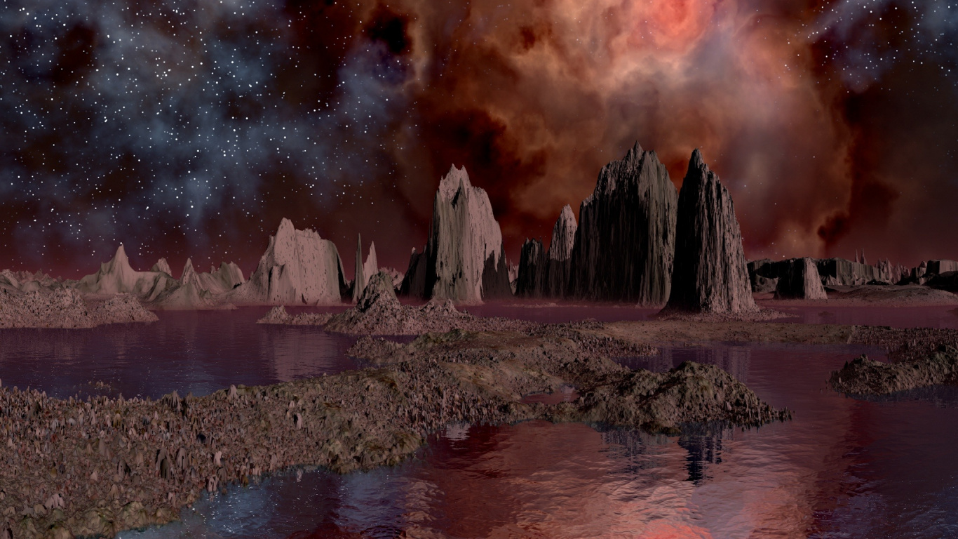 星云, 空间, 外层空间, 明星, 宇宙 壁纸 1366x768 允许