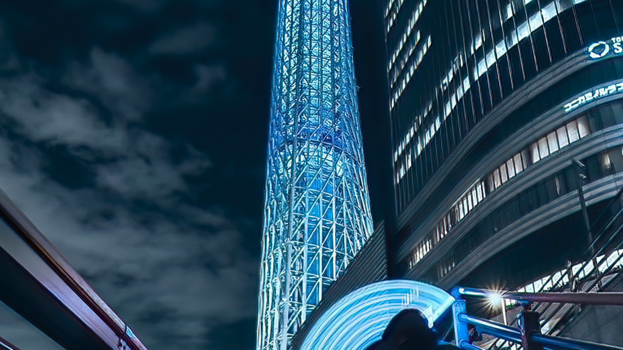 Parque Yokokawa Shinsui, Edificio, Torre, Arquitectura, Torre de Bloques. Wallpaper in 1280x720 Resolution