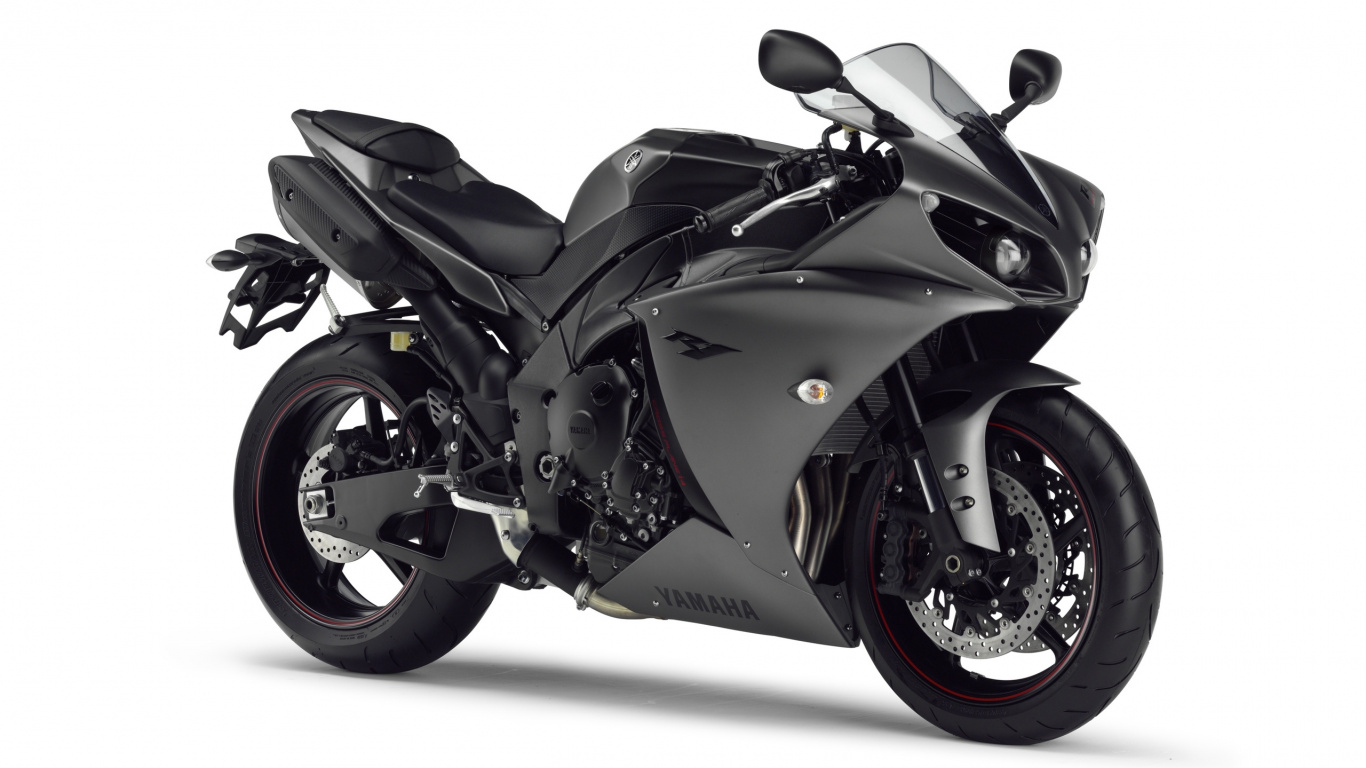 Schwarz-gelbes Sportrad. Wallpaper in 1366x768 Resolution