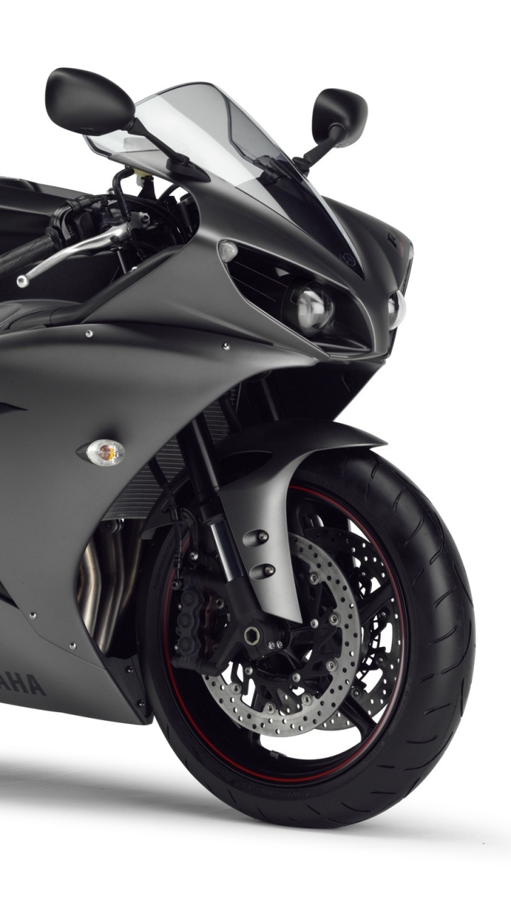 Black and Yellow Sports Bike. Wallpaper in 720x1280 Resolution