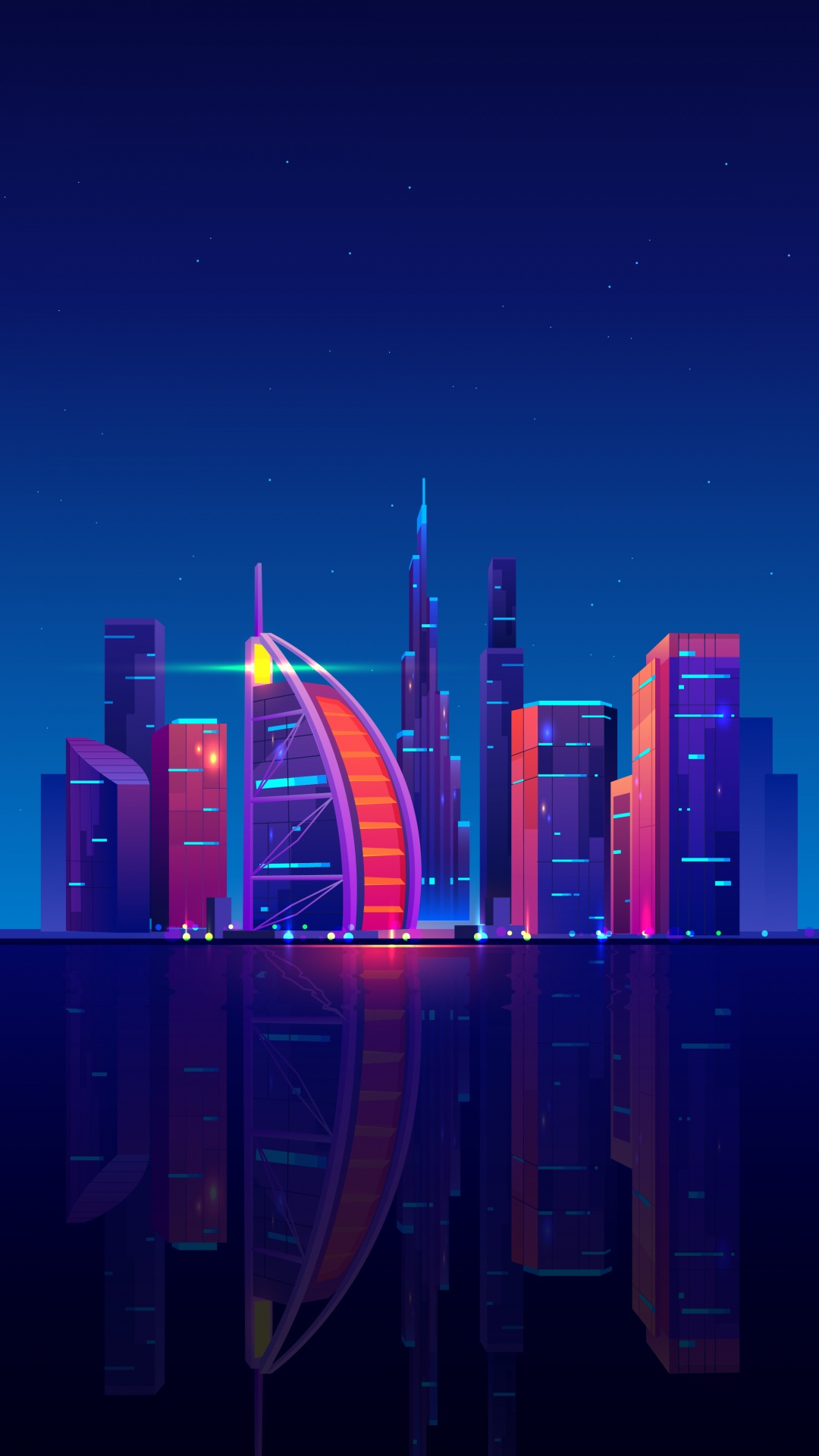 Dubai, Stadtlandschaften, Gebäude, Wolkenkratzer, Tower. Wallpaper in 1080x1920 Resolution