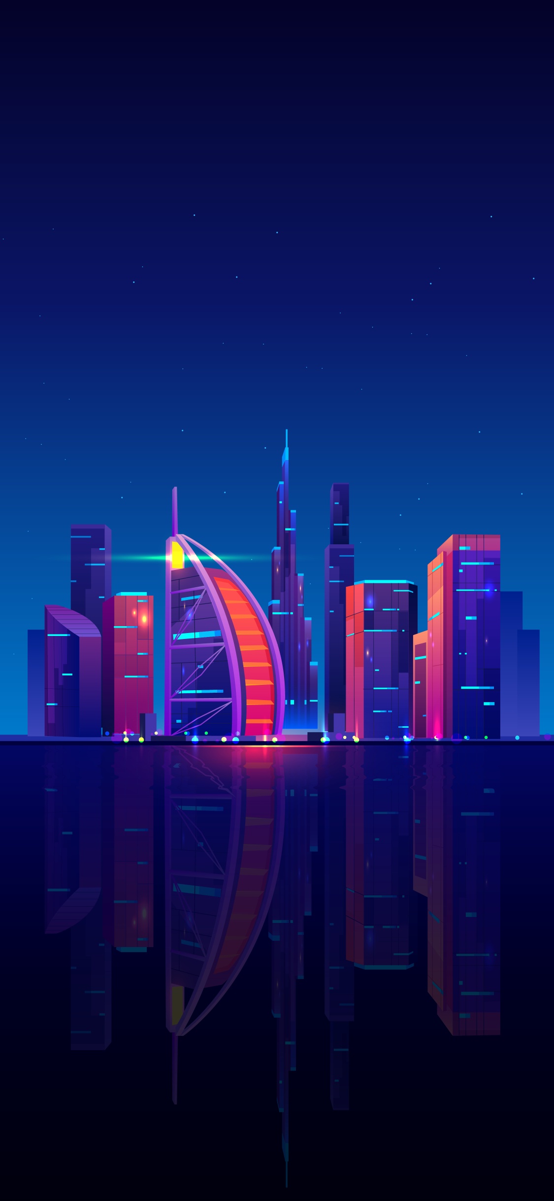 Dubai, Stadtlandschaften, Gebäude, Wolkenkratzer, Tower. Wallpaper in 1125x2436 Resolution