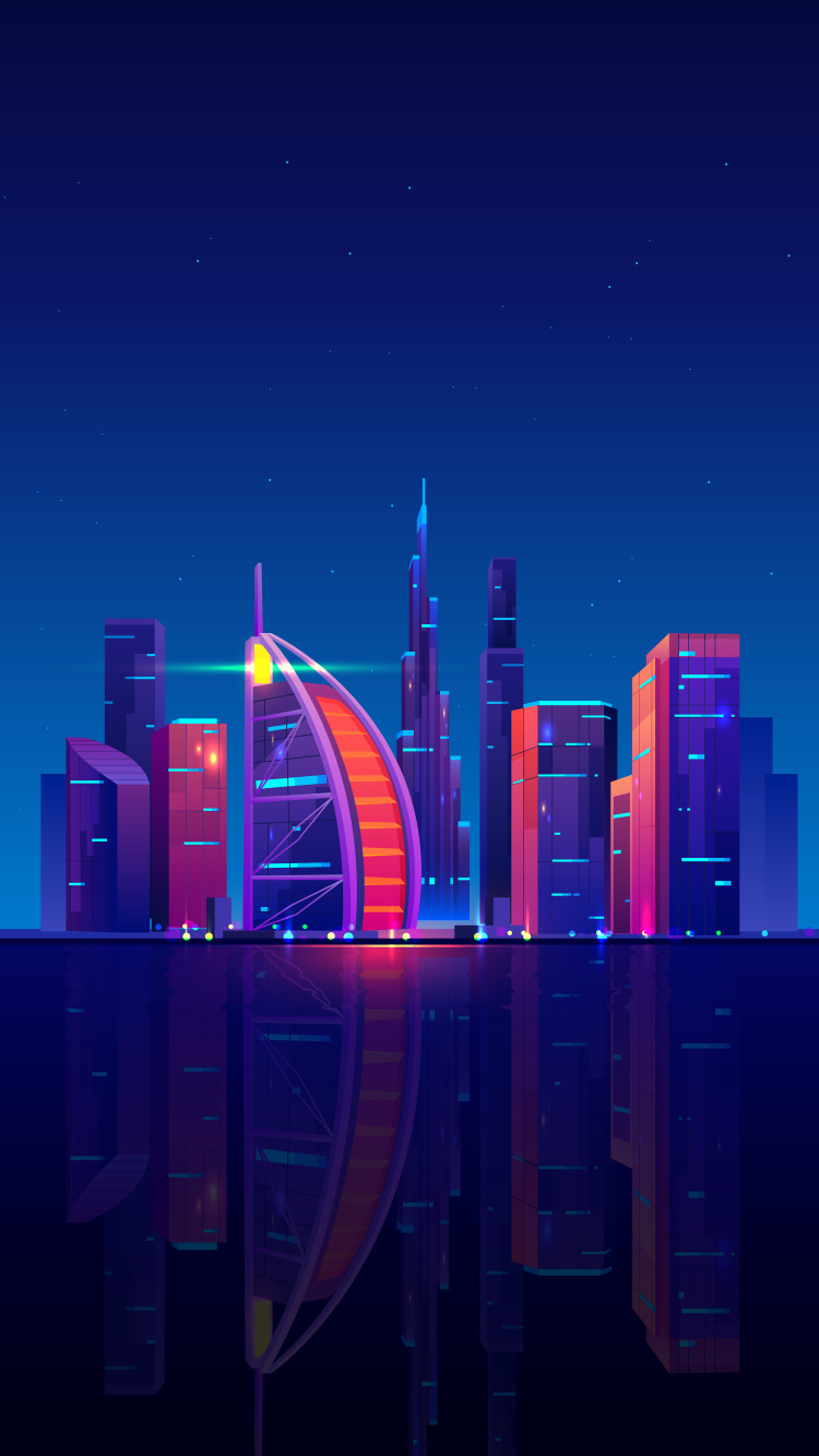 Dubai, Stadtlandschaften, Gebäude, Wolkenkratzer, Tower. Wallpaper in 750x1334 Resolution