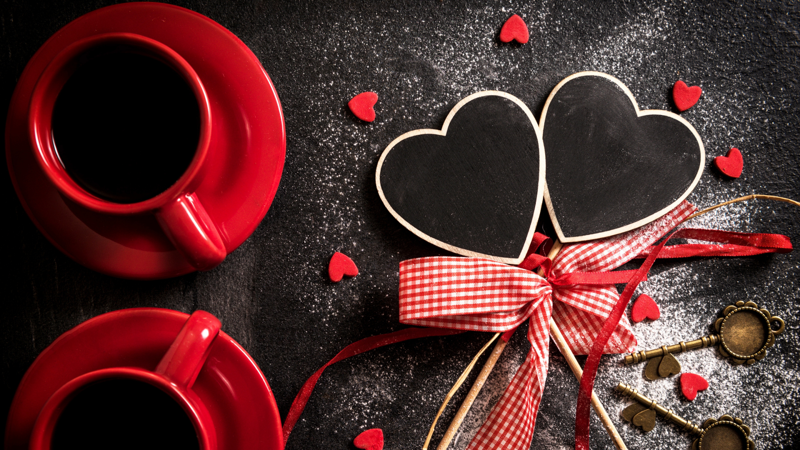心脏, 红色的, 爱情 壁纸 2560x1440 允许