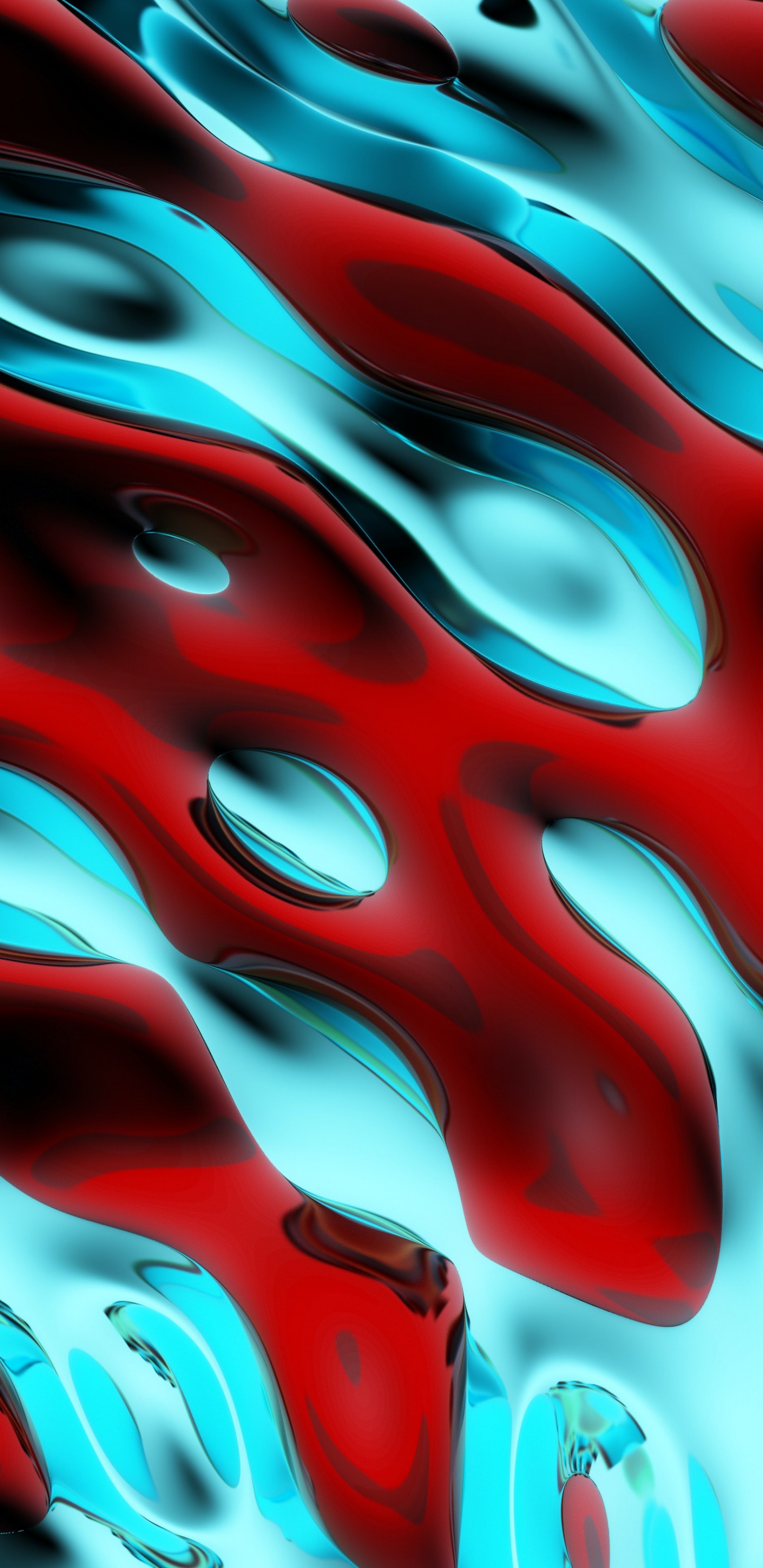 Close Up, Wasser, Licht, Gr, Blau. Wallpaper in 1440x2960 Resolution