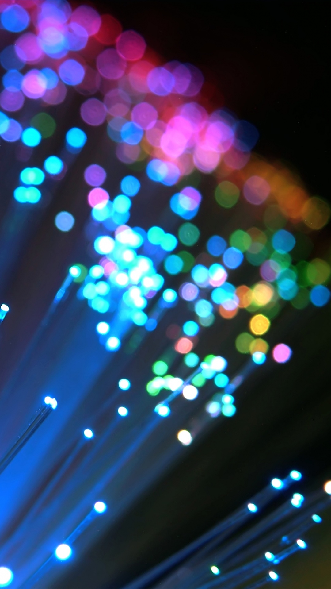 Lumière Violette et Rose Dans Une Pièce Sombre. Wallpaper in 1080x1920 Resolution