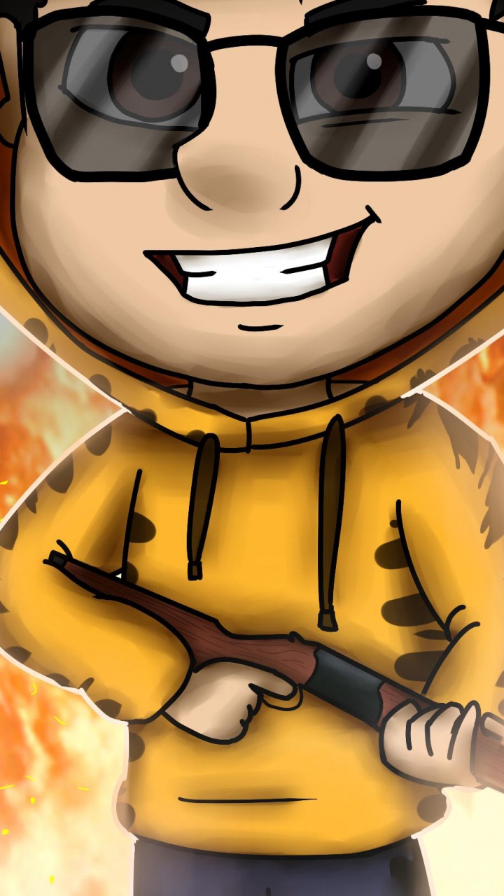 Cartoon, Zeichentrickfilm, Brillen, Illustration, Animation. Wallpaper in 720x1280 Resolution