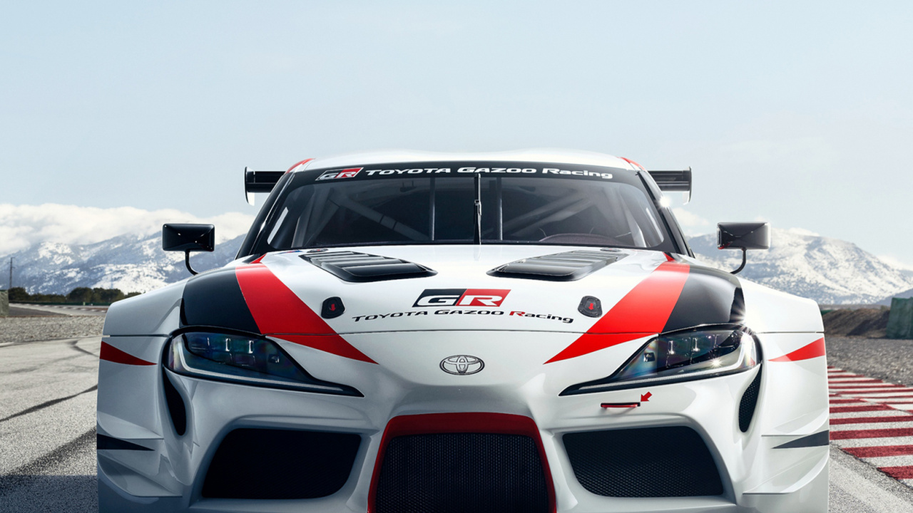 Toyota Supra 2020, Toyota, Toyota GR Supra Racing Concept, Pneu, Roue. Wallpaper in 1280x720 Resolution