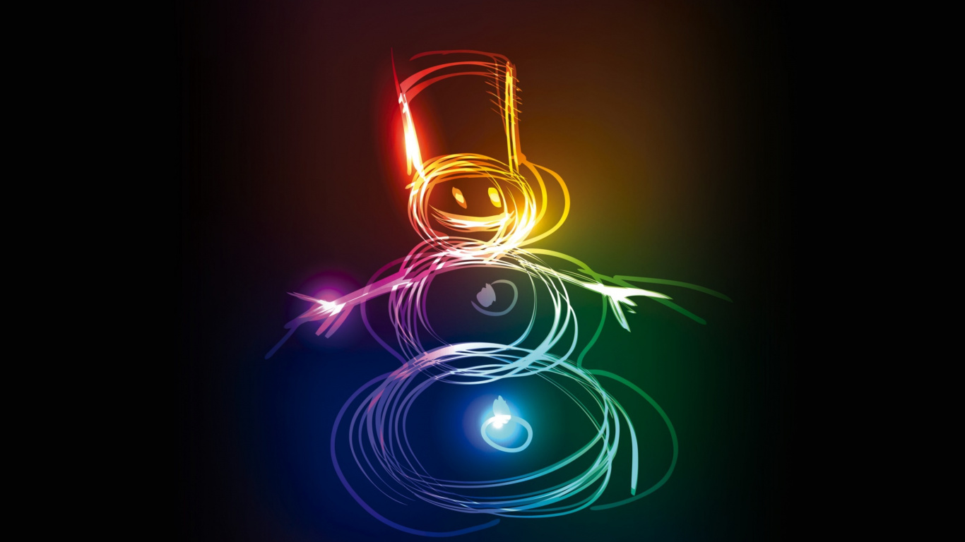 Green and Red Light Digital Wallpaper. Wallpaper in 1366x768 Resolution