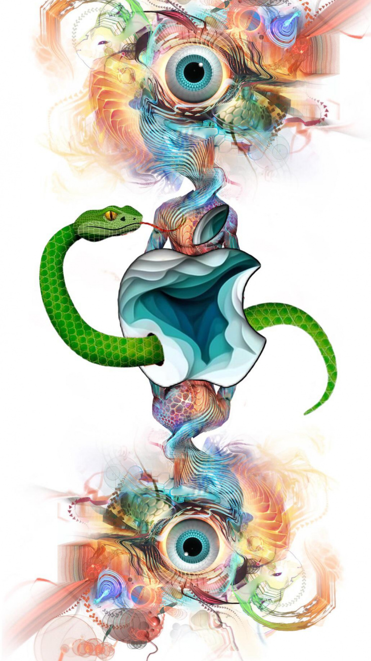 Ilustración, Yuxtapoz, Arte, Blanco, Verde. Wallpaper in 750x1334 Resolution