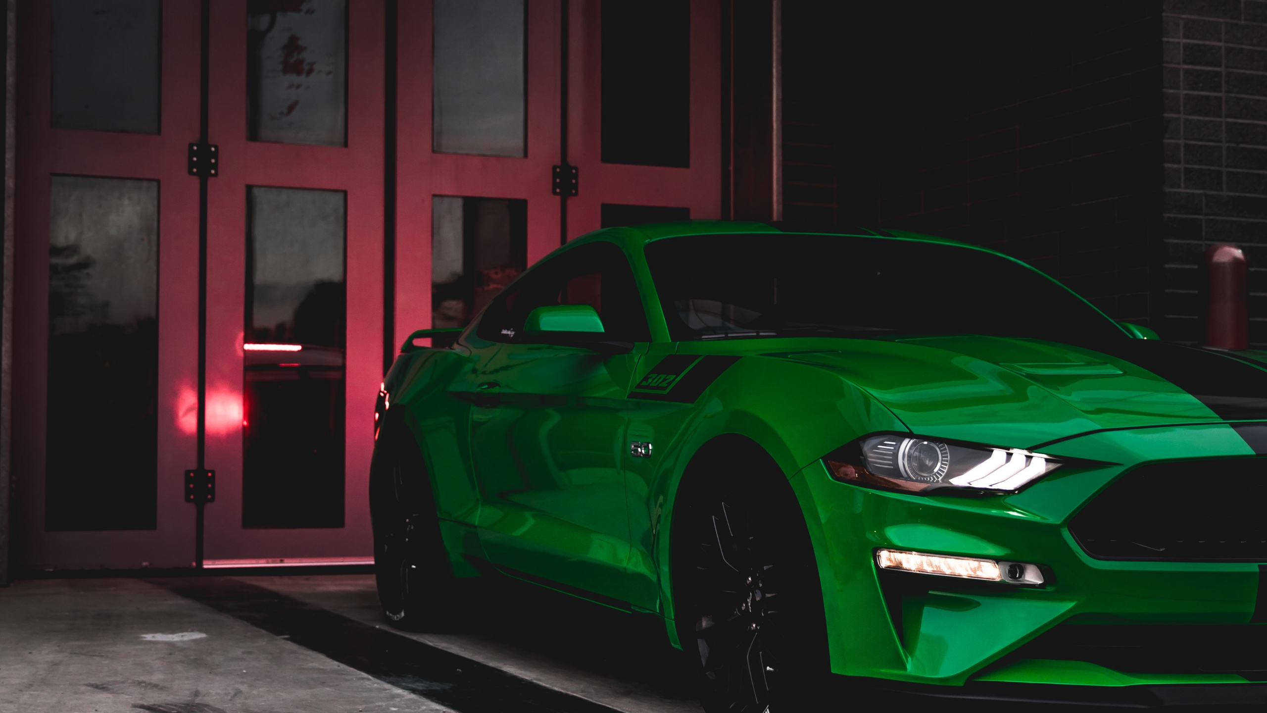 Mustang Verde Fresco, Ford Mustang, Deportivo, Shelby Mustang, Ford. Wallpaper in 2560x1440 Resolution