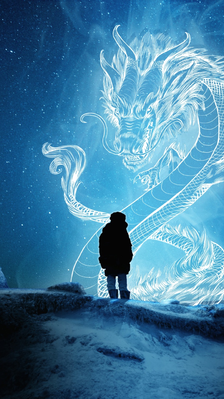 L'homme en Veste Noire Debout Sur un Sol Couvert de Neige. Wallpaper in 720x1280 Resolution