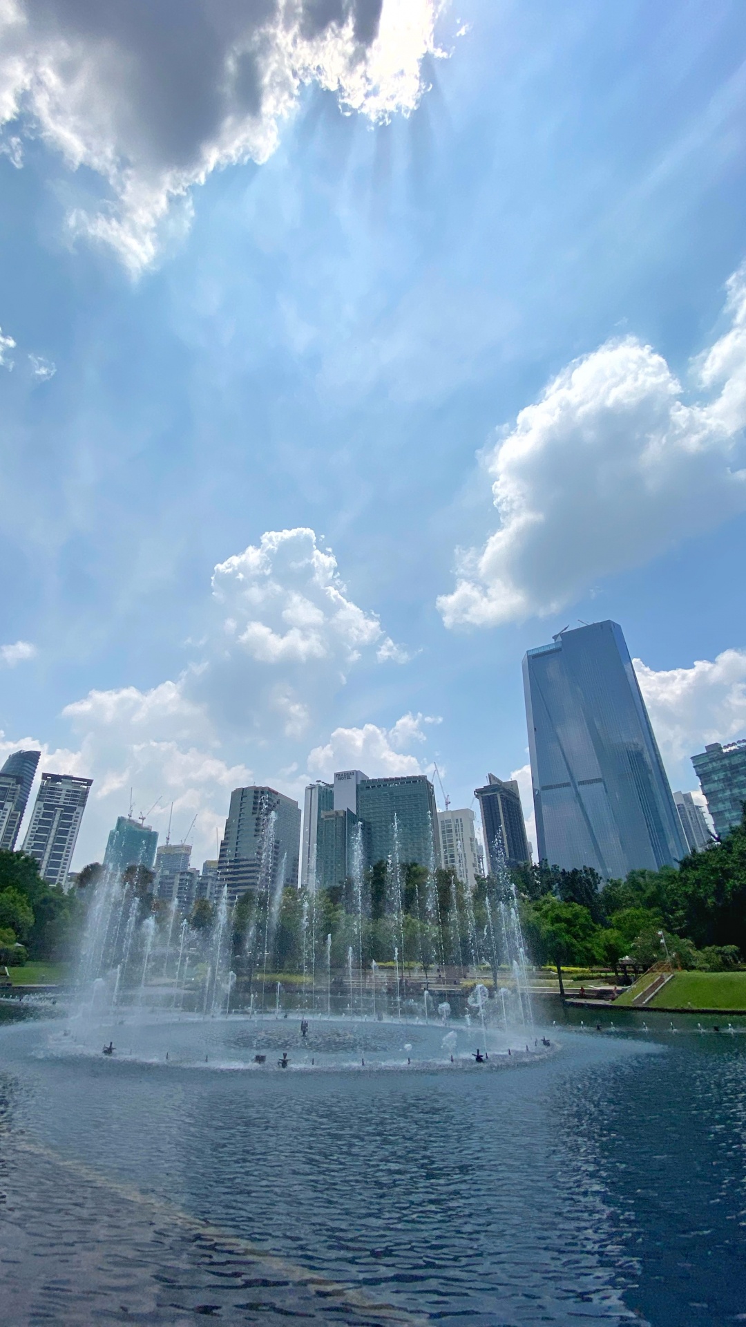 性质, 安装的风景, 水资源, 塔块, 城市 壁纸 1080x1920 允许
