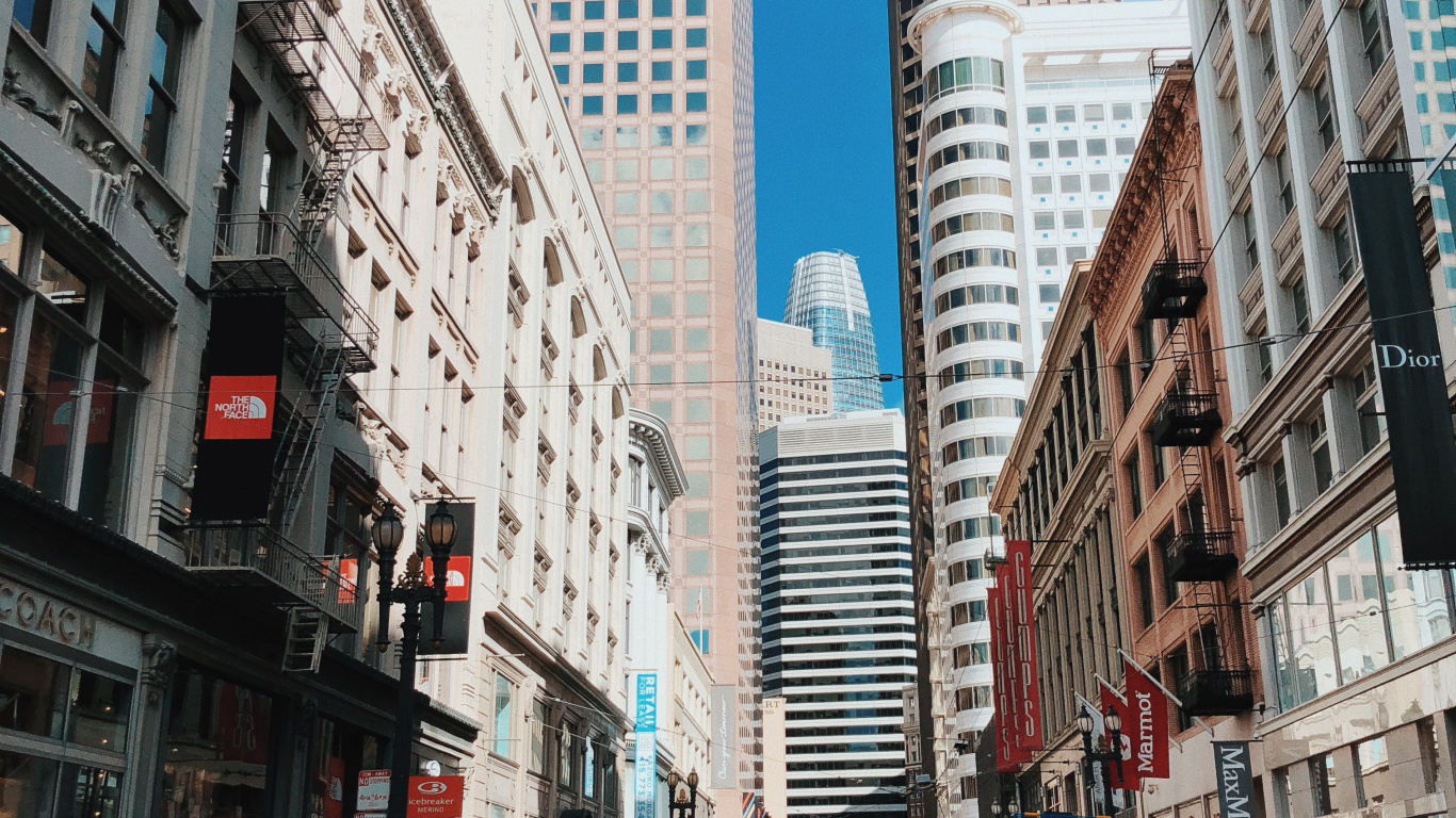la Ville de New York, Fenêtre, Route, Tour de Bloc, Zone Urbaine. Wallpaper in 1366x768 Resolution