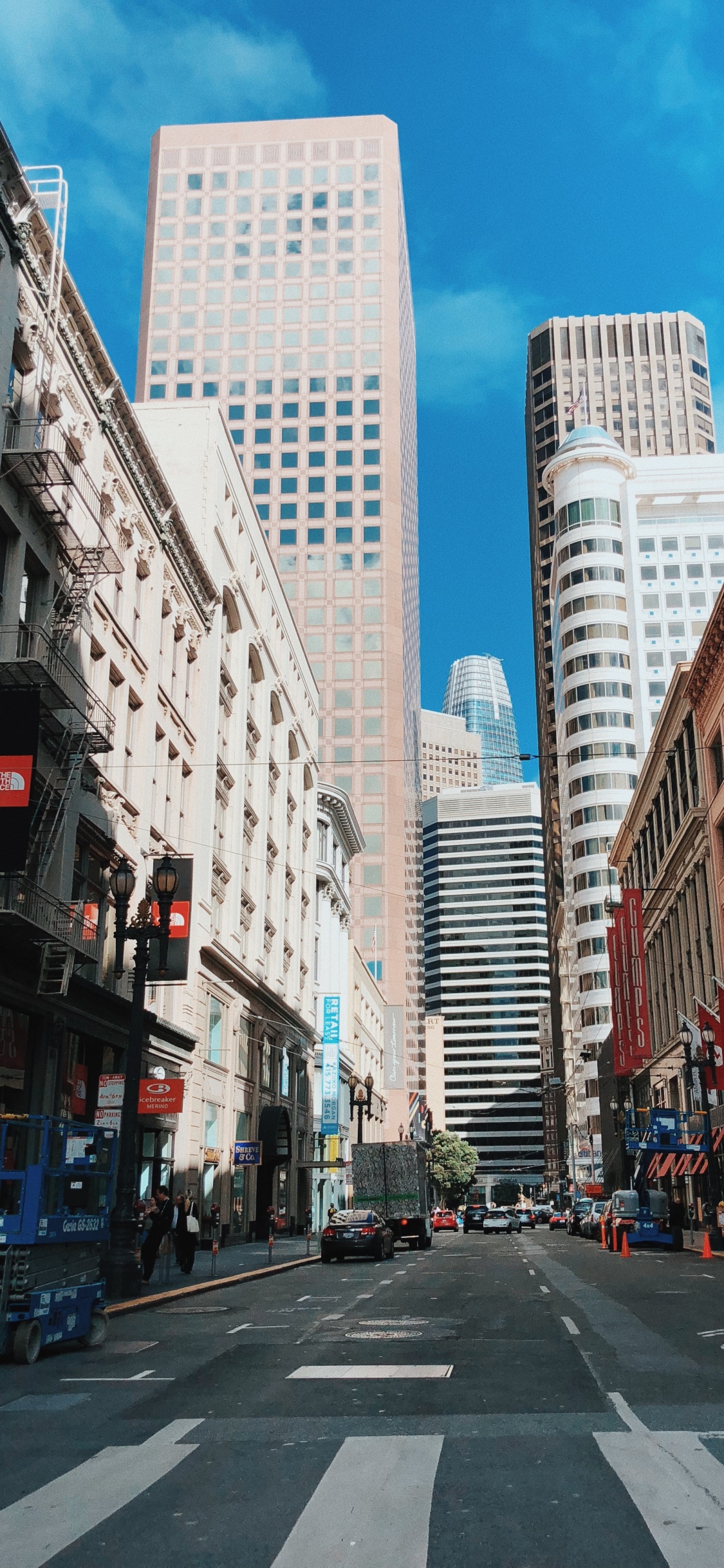 纽约市, 窗口, 塔块, 人行横道, 街 壁纸 1125x2436 允许