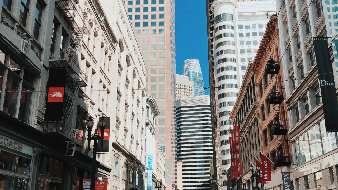 纽约市, 窗口, 塔块, 人行横道, 街 壁纸 1280x720 允许