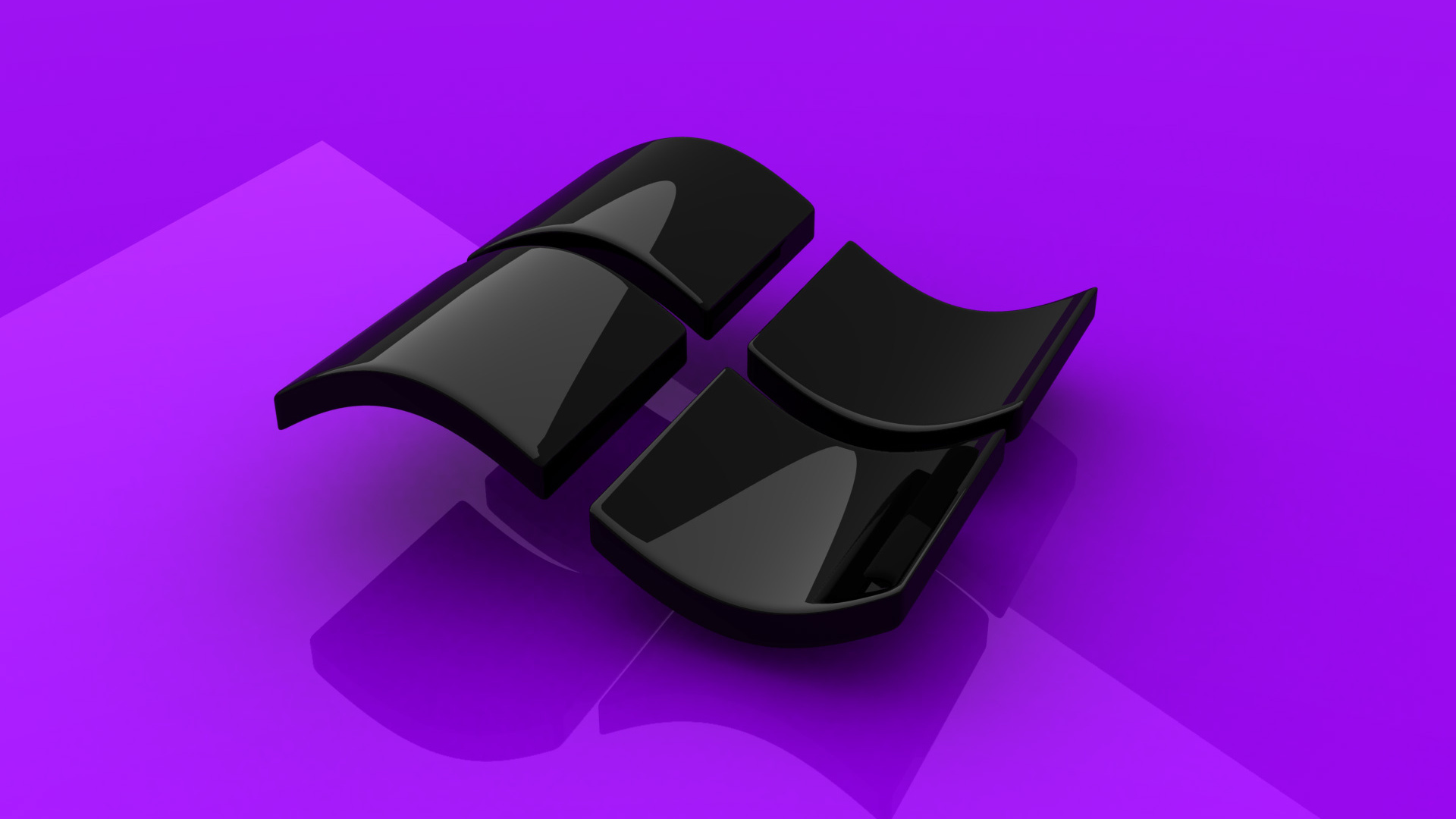 Rote Und Schwarze Herzillustration. Wallpaper in 1920x1080 Resolution