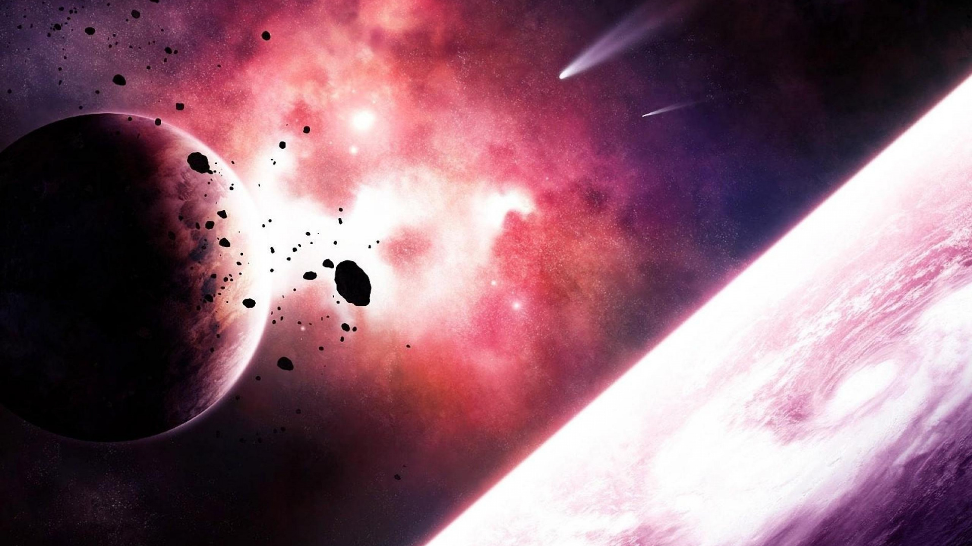 Peinture Abstraite Verte et Noire. Wallpaper in 1920x1080 Resolution