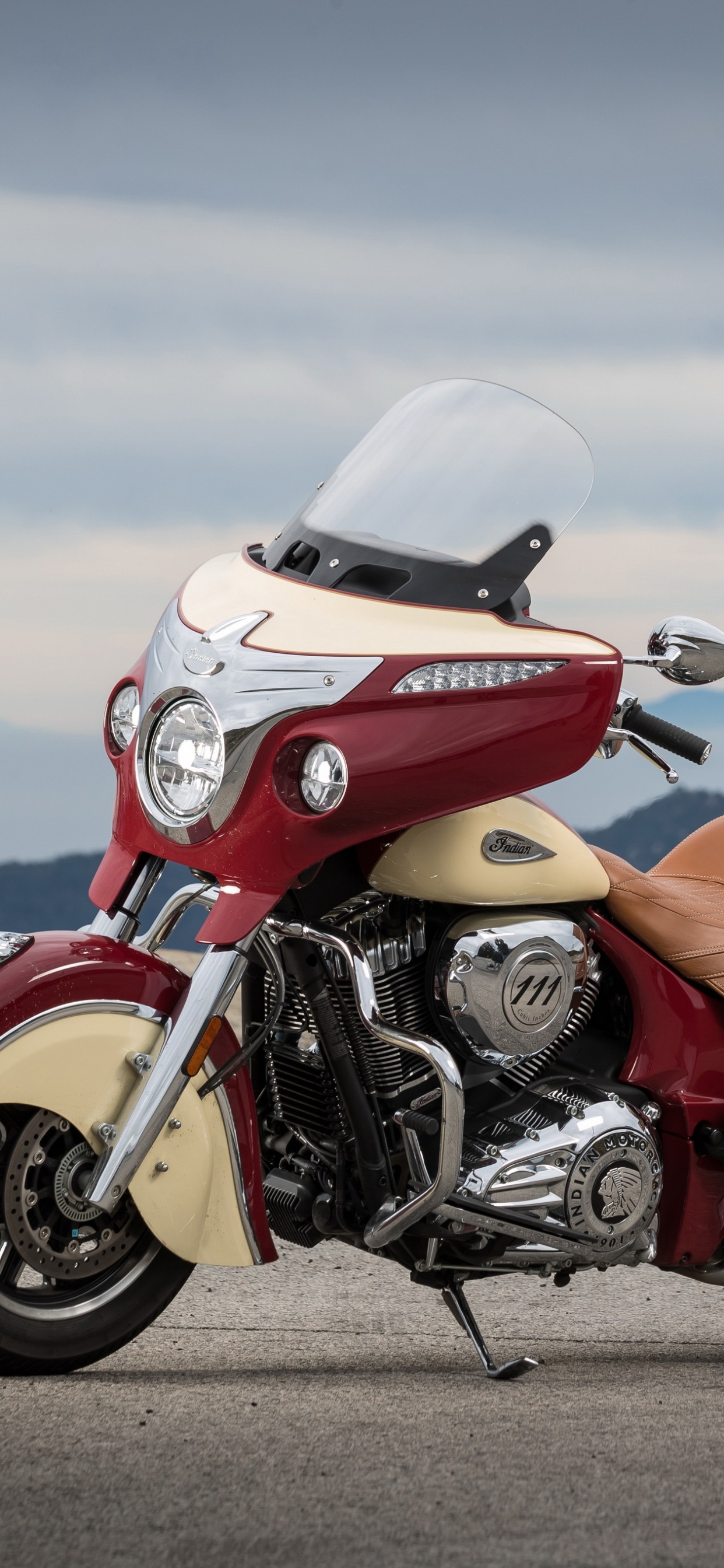 Red and White Sports Bike on Road During Daytime. Wallpaper in 1242x2688 Resolution