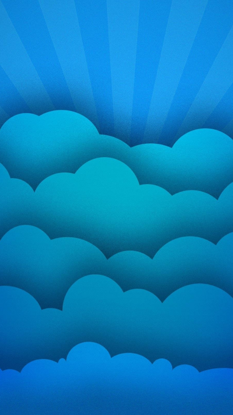 Azure, 气氛, 电蓝色的, 一天, 浅蓝色的 壁纸 750x1334 允许