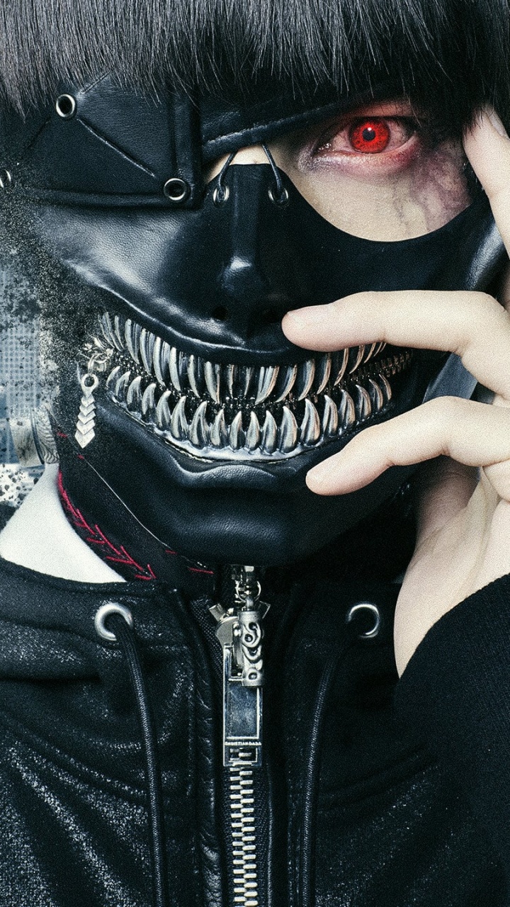 肯kaneki, 东京食尸鬼, 食尸鬼, 活动作, 哥特亚文化 壁纸 720x1280 允许