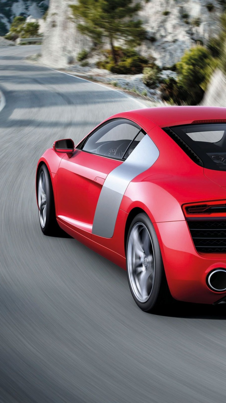 Porsche 911 Rouge Sur Route Pendant la Journée. Wallpaper in 720x1280 Resolution