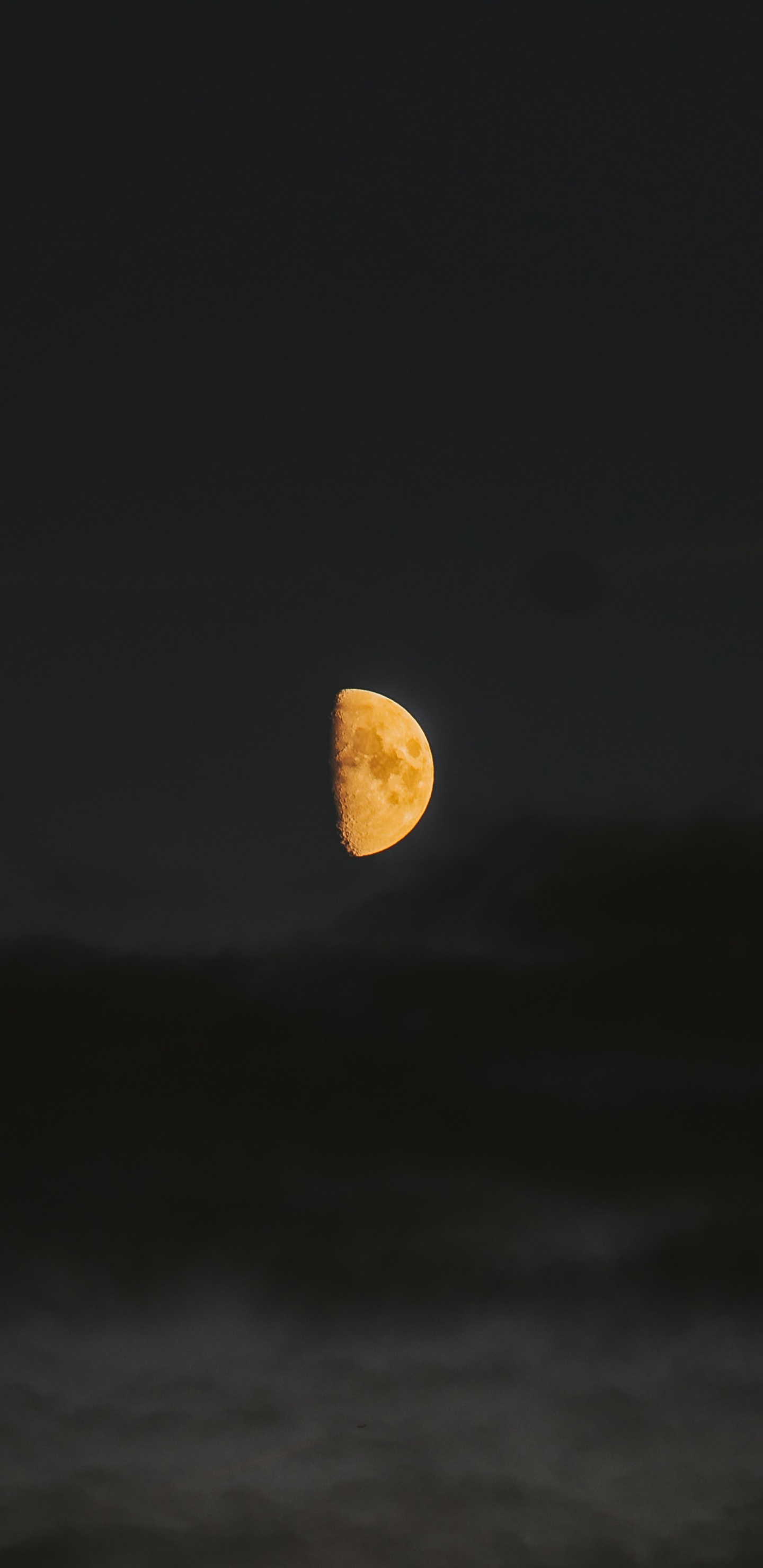 Full Moon in The Sky. Wallpaper in 1440x2960 Resolution