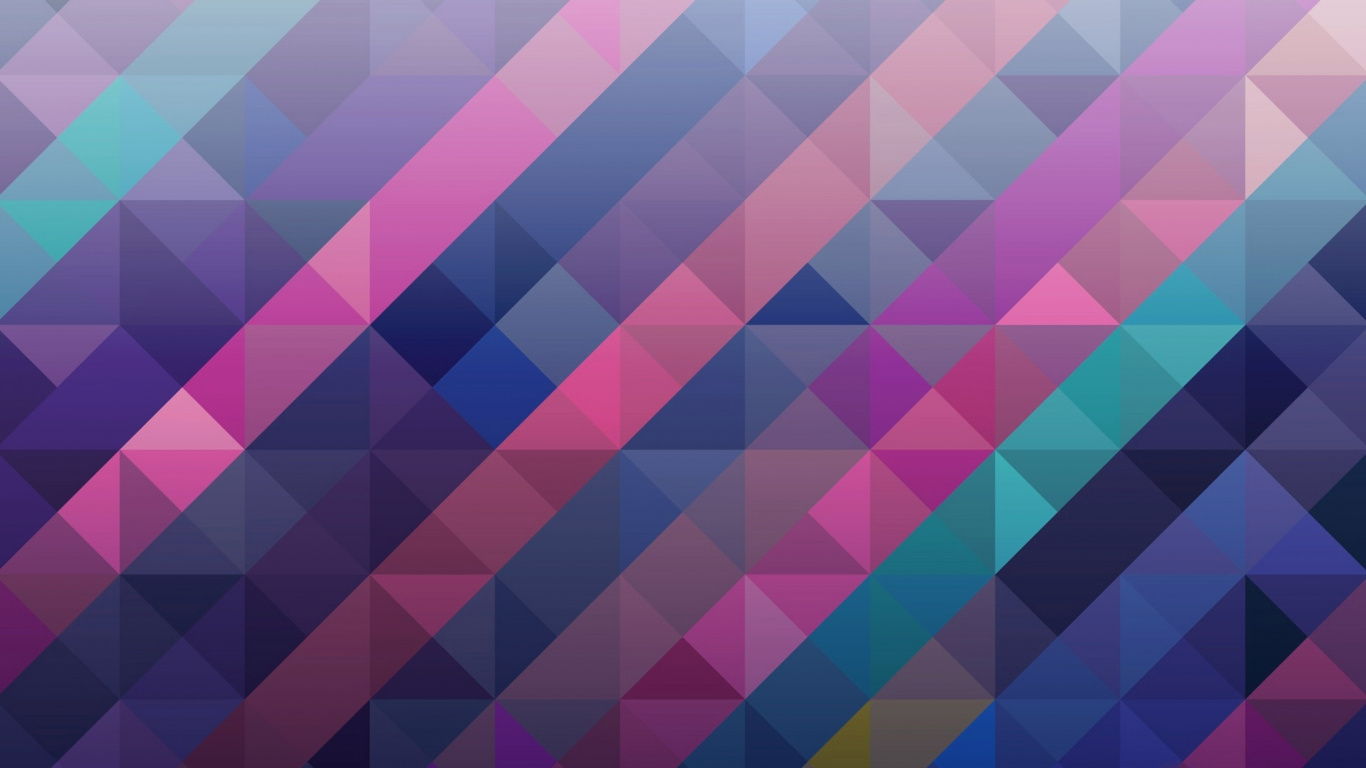 三角形, 形状, 圆圈, 对称, 紫色的 壁纸 1366x768 允许