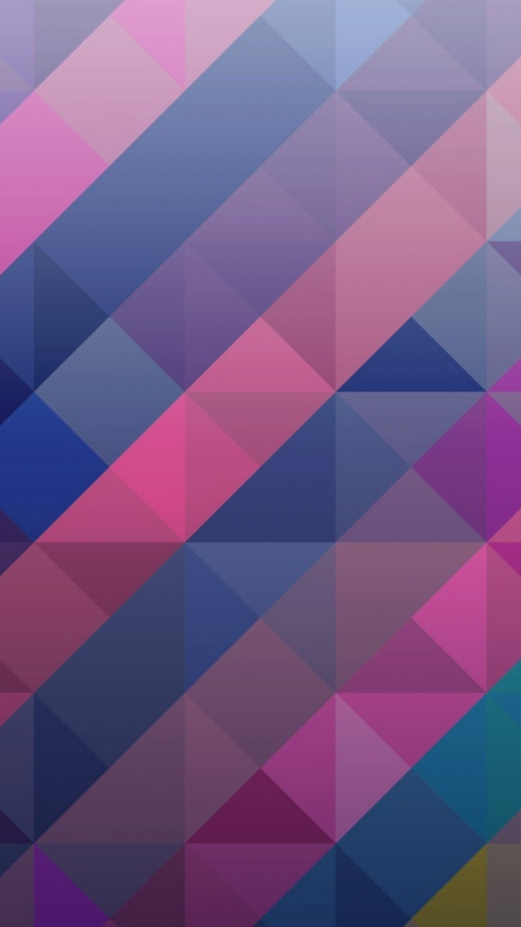 三角形, 形状, 圆圈, 对称, 紫色的 壁纸 750x1334 允许