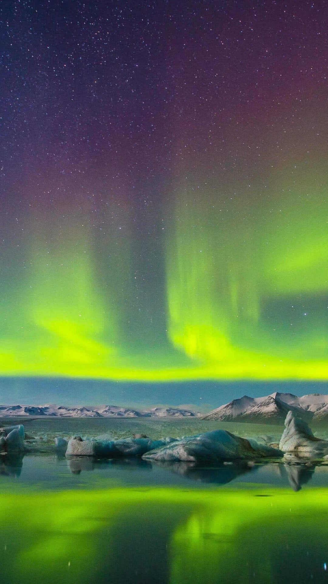 Aurora, Natur, Naturlandschaft, Gr, Atmosphäre. Wallpaper in 1080x1920 Resolution