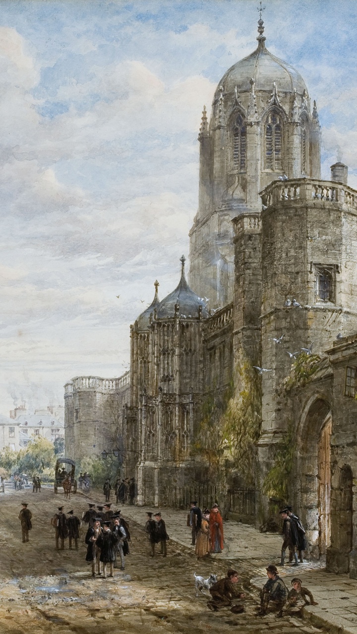 Personnes Marchant Dans la Rue Près D'un Bâtiment en Béton Gris Pendant la Journée. Wallpaper in 720x1280 Resolution