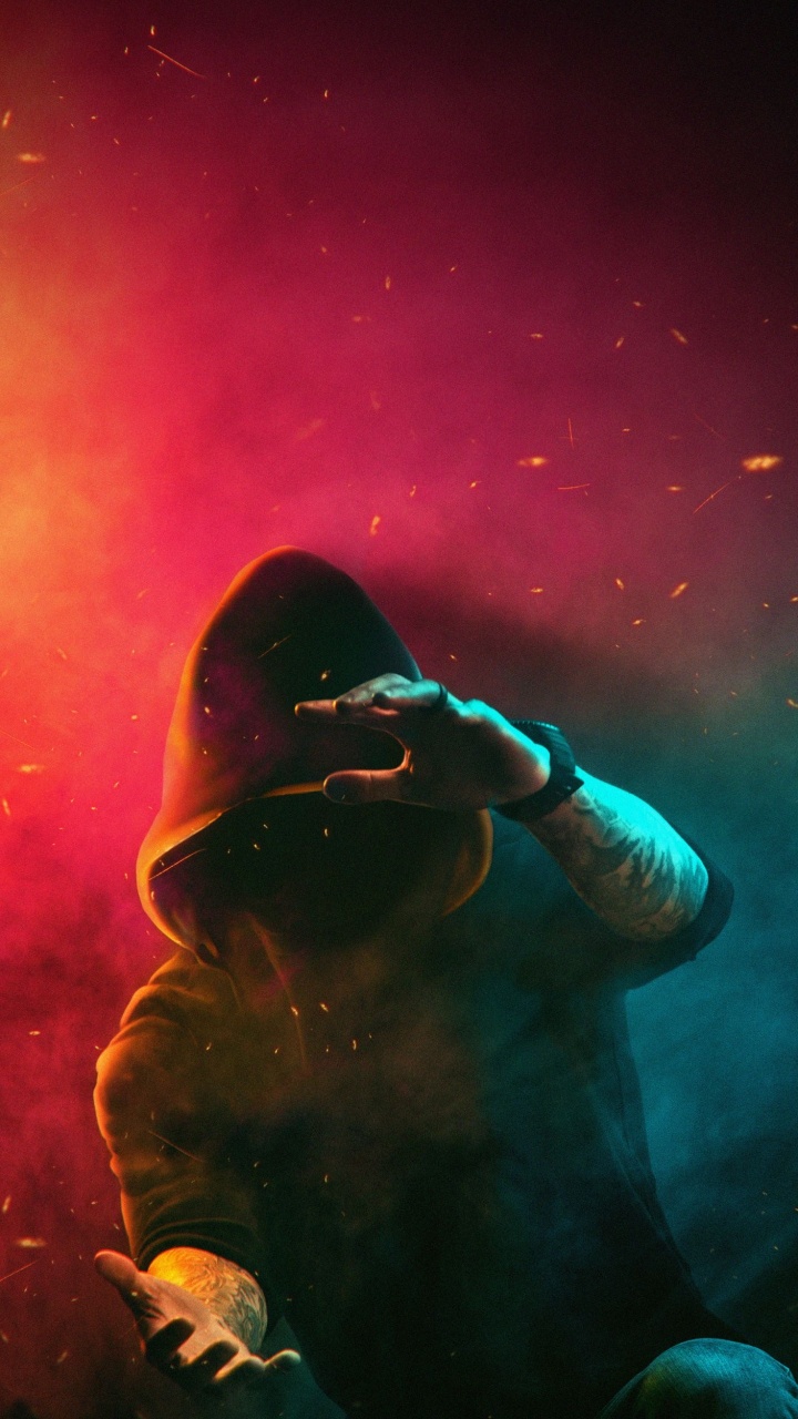 le Yin et le Yang, le Défi Des Pompes, Microphone, Hat, Magenta. Wallpaper in 720x1280 Resolution