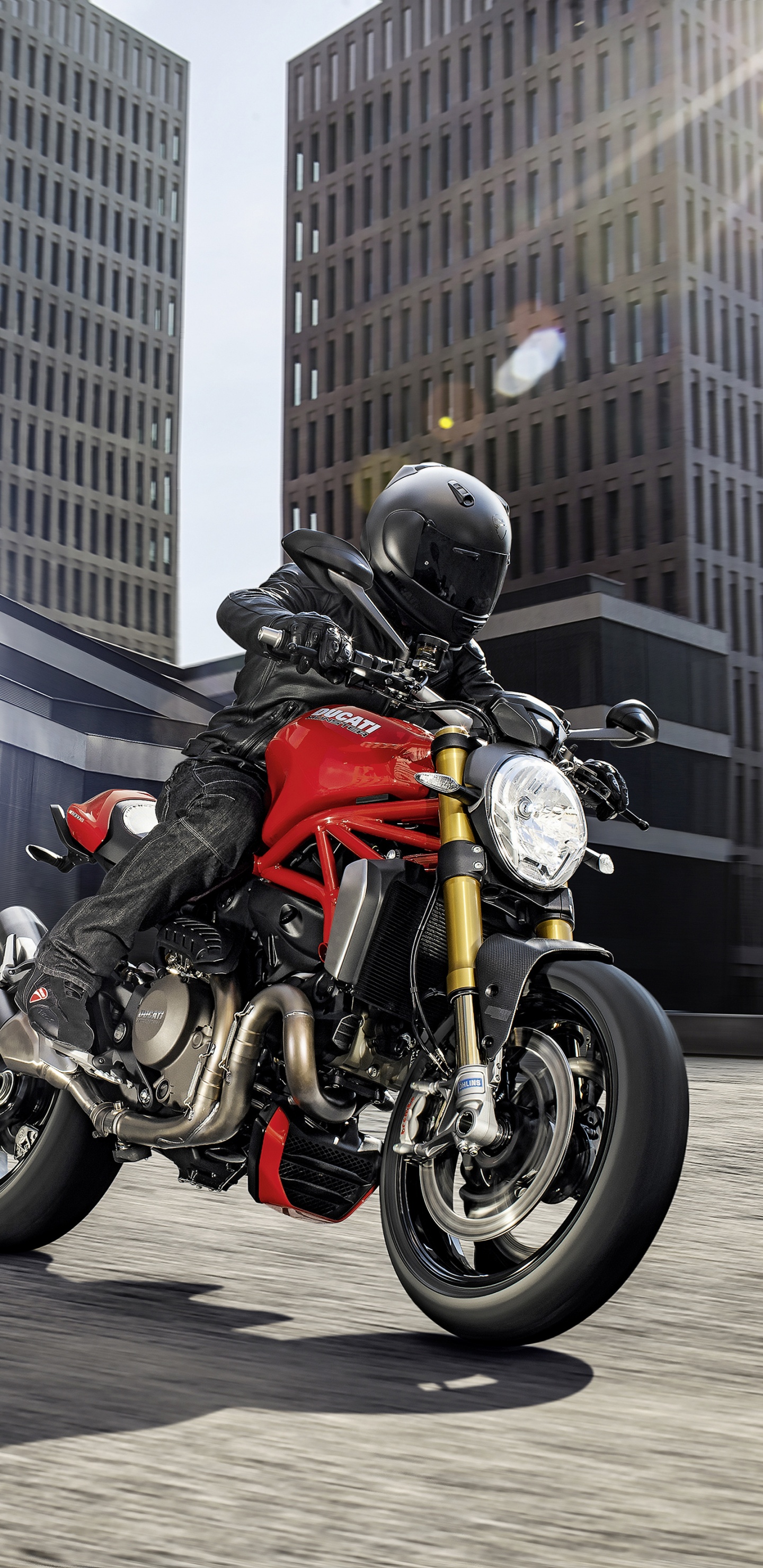 Moto Nue Noire et Rouge. Wallpaper in 1440x2960 Resolution