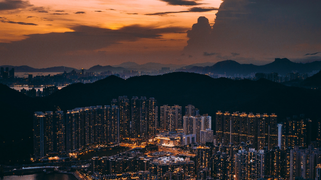 Atmosphère, la Journée, Eau, Nature, Afterglow. Wallpaper in 1366x768 Resolution