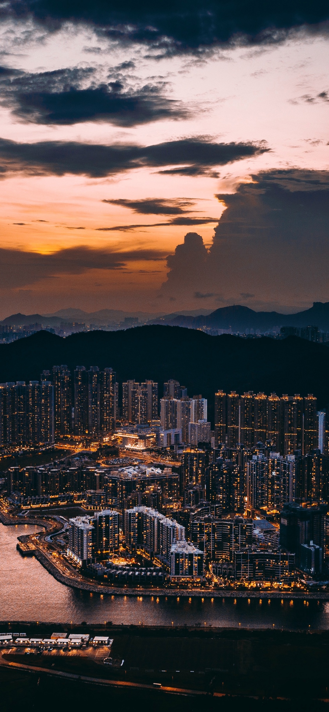 气氛, 性质, 余辉 壁纸 1125x2436 允许