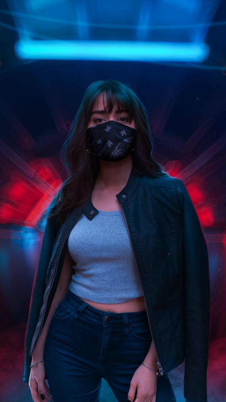 Snapshot, Clothing, Hair, Microphone, Purple. Wallpaper in 720x1280 Resolution