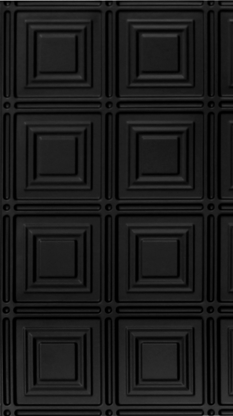 天花板, 黑色的, 对称, 矩形, 广场 壁纸 750x1334 允许