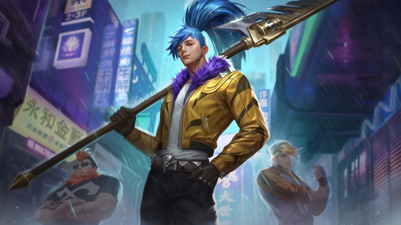 Honor of Kings, Han Xin, Games, Adventure Game, pc Game. Wallpaper in 1366x768 Resolution