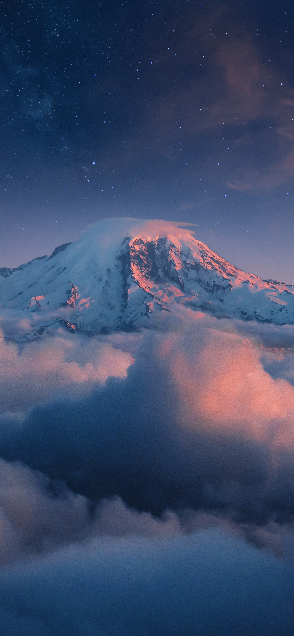 性质, 山脉, 气氛, 斜坡, 地平线 壁纸 1125x2436 允许